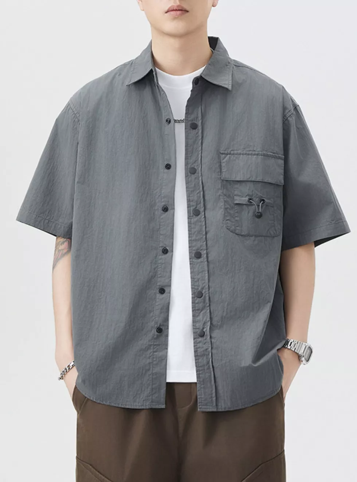 Men's Snap-Down Short Sleeve Camp Shirt