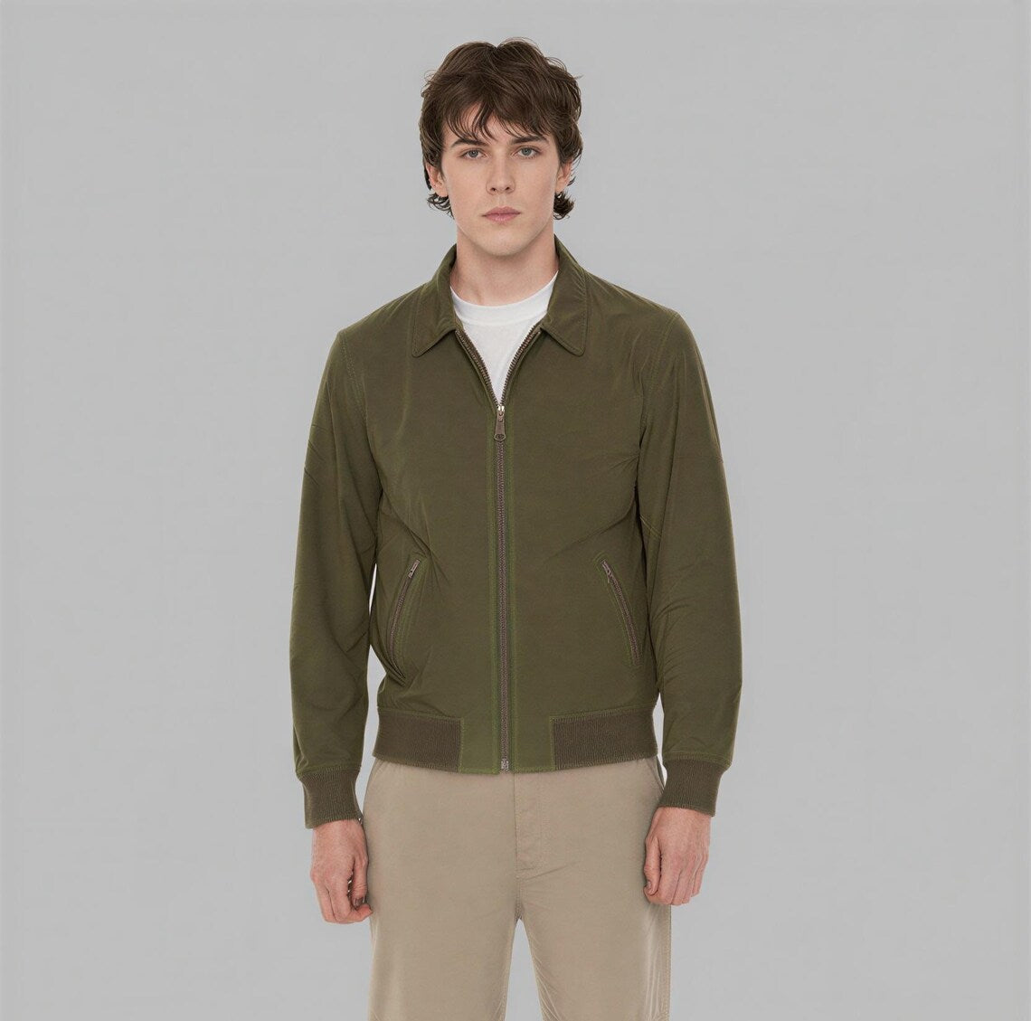 Men's full zip Windbreaker jacket