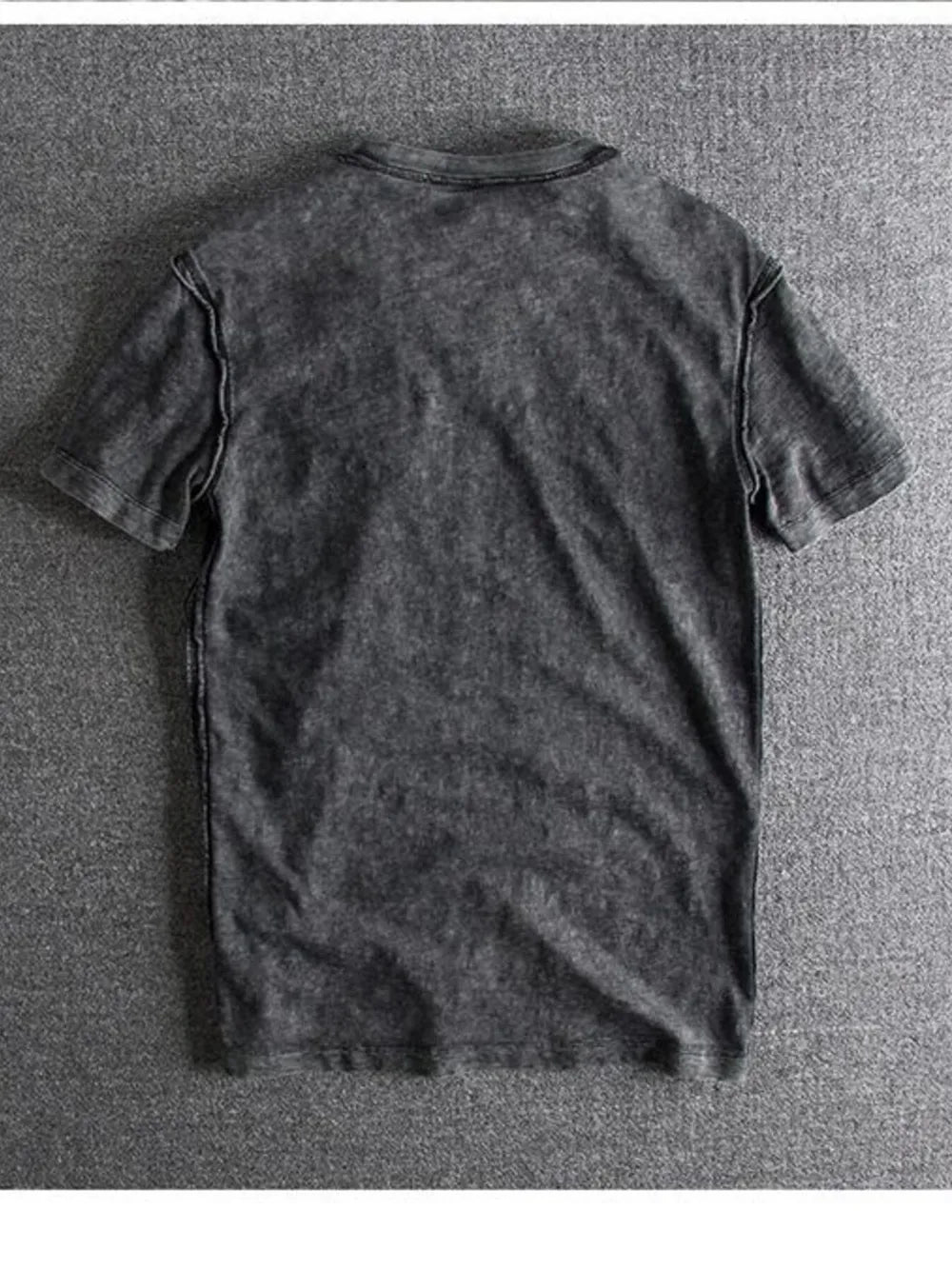 Letter Round Neck Short Sleeve T-Shirt