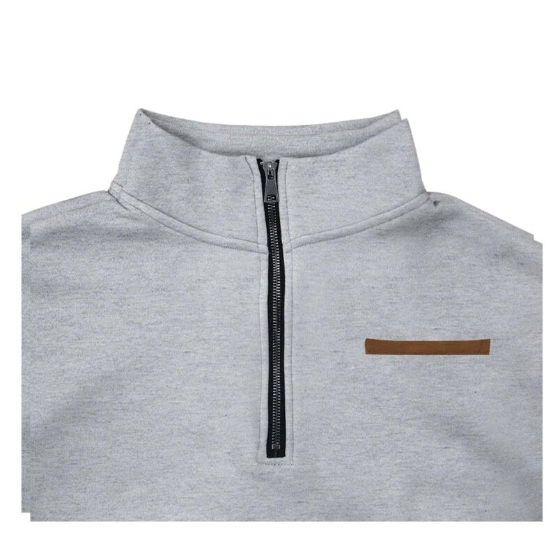 Men’s Cozy Thermal Full Zip Jacket – Big Size
