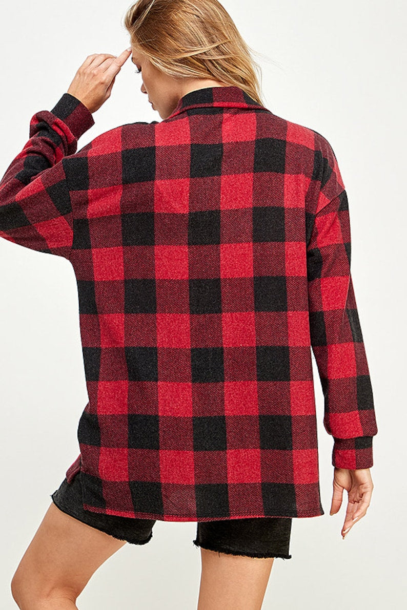 Women’s Fleece Shirt Jacket