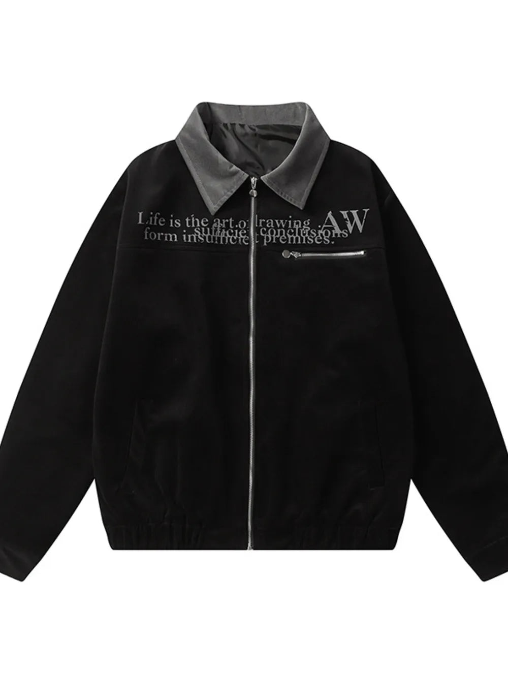Men's Zip Up Long Sleeve Jacket