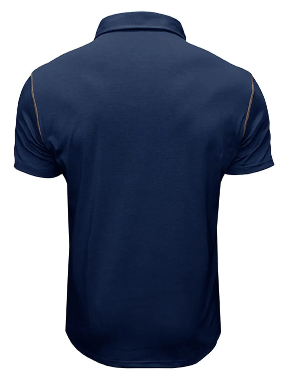 Classic Polo Shirt with Contrast Stitching