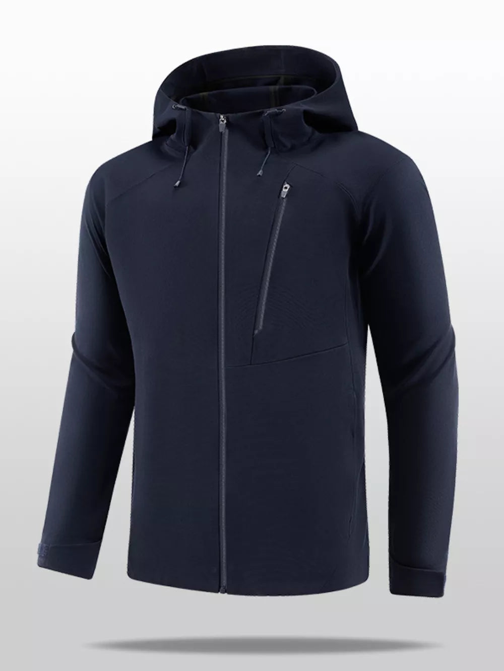 Lightweight Hooded Zip Up Jacket