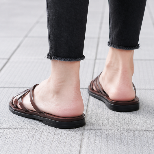Strappy Criss-Cross Flip Flop Sandals for Women