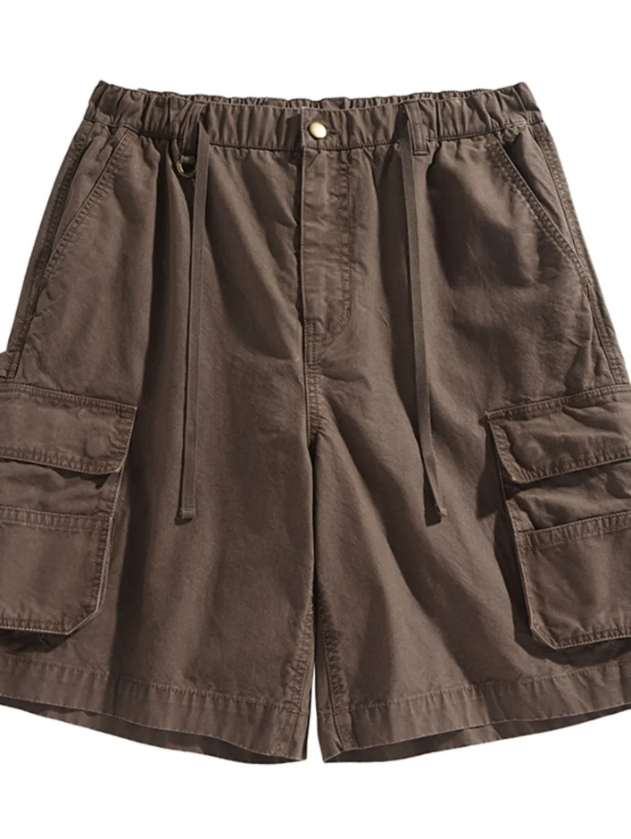 Men's Drawstring Cargo Shorts