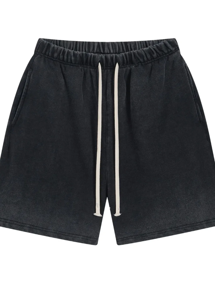 Men’s Drawstring Elastic Waist Casual Shorts