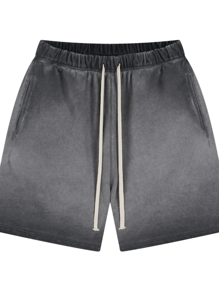Men’s Drawstring Elastic Waist Casual Shorts