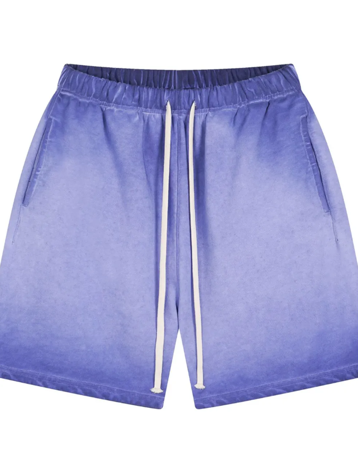 Men’s Drawstring Elastic Waist Casual Shorts