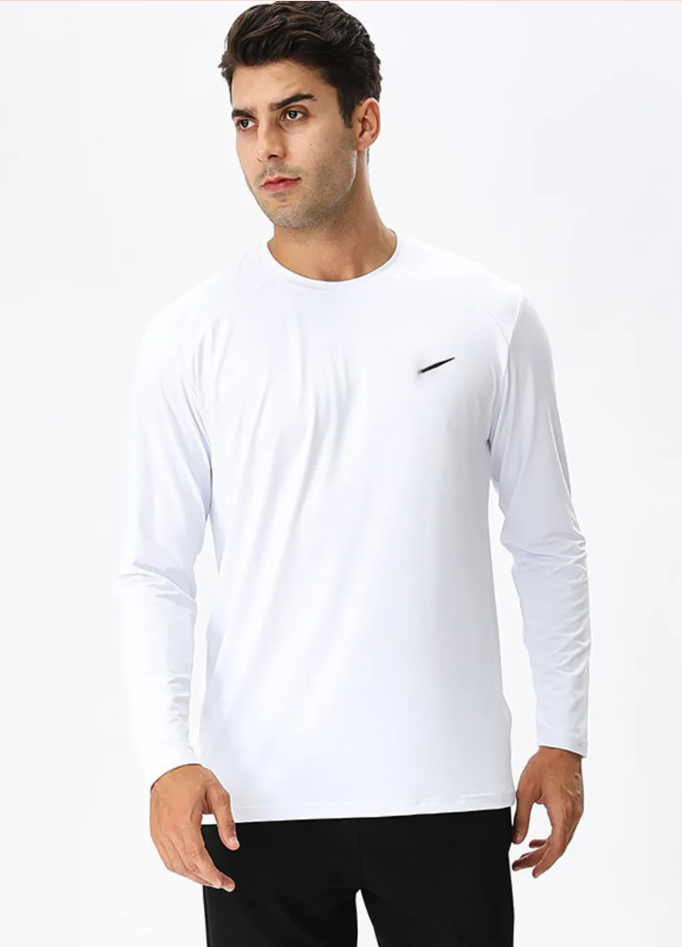 Men’s Performance Long Sleeve Crew Neck T-Shirt