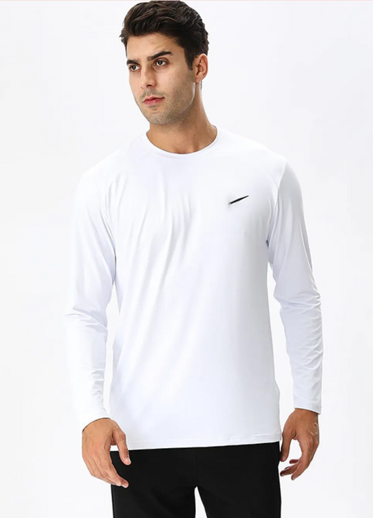 Men’s Performance Long Sleeve Crew Neck T-Shirt