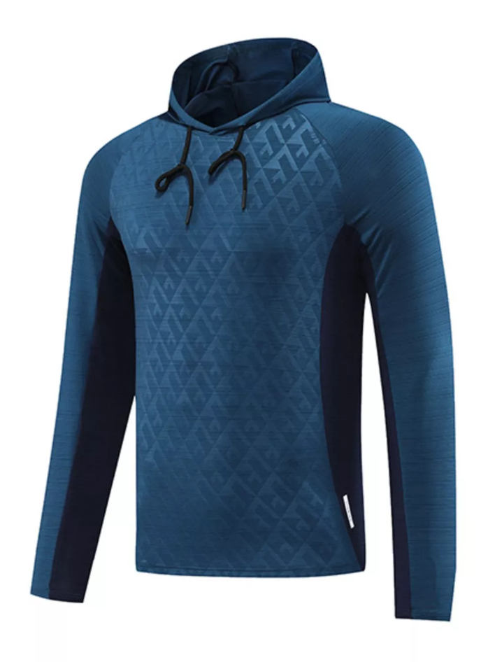 Men’s Plus Size Athletic Fit Long Sleeve Hoodie