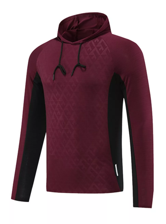 Men’s Plus Size Athletic Fit Long Sleeve Hoodie
