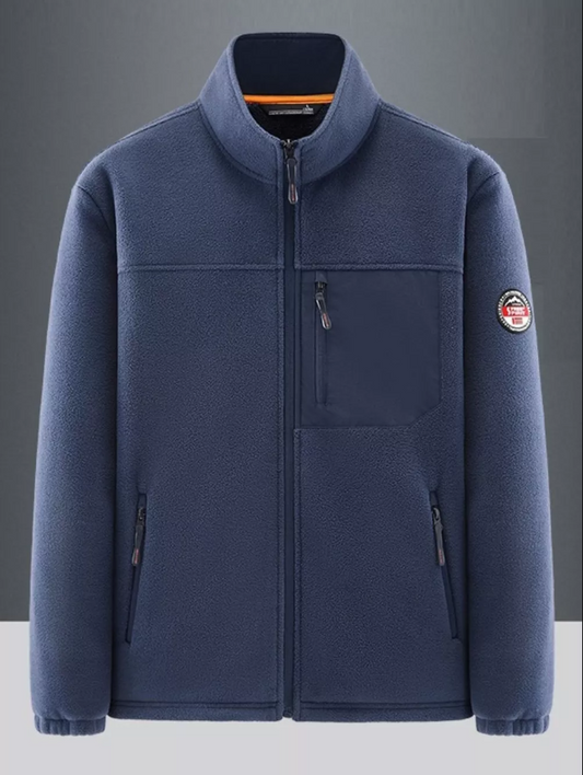 Men’s Plus Size Warm Fleece Jacket