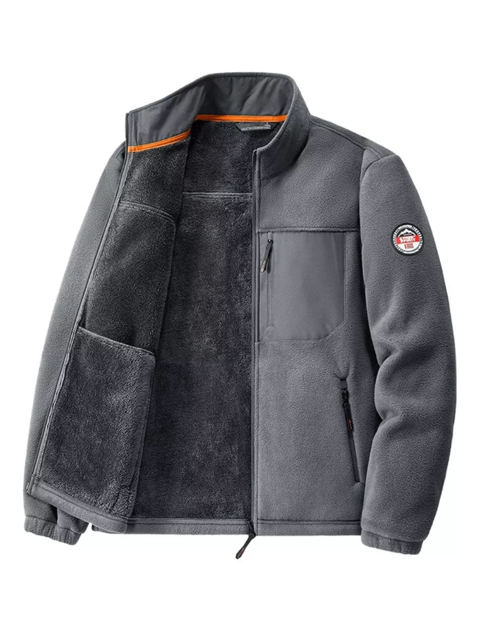 Men’s Plus Size Warm Fleece Jacket