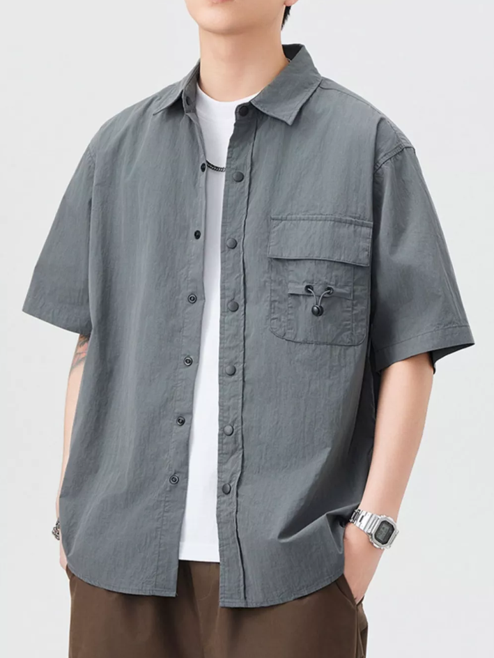 Men's Snap-Down Short Sleeve Camp Shirt