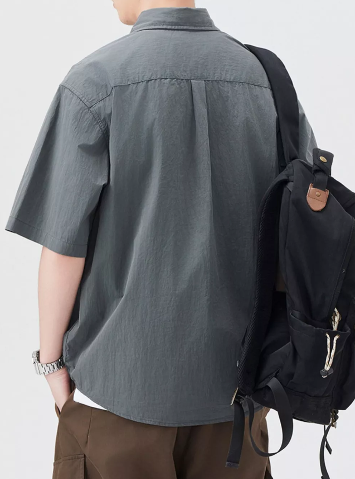 Men's Snap-Down Short Sleeve Camp Shirt
