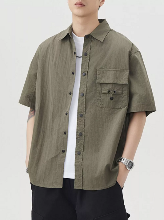 Men's Snap-Down Short Sleeve Camp Shirt