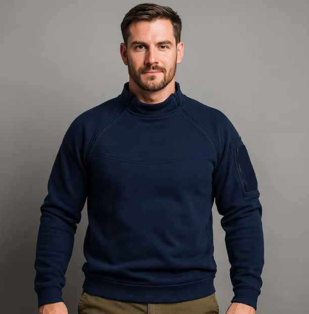 Men’s Tactical Fleece Zip-Up Pullover