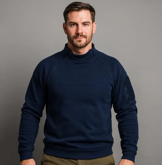 Men’s Tactical Fleece Zip-Up Pullover