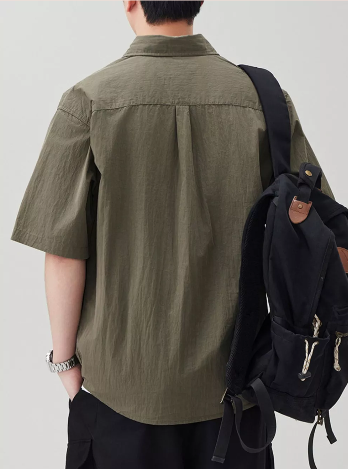 Men's Snap-Down Short Sleeve Camp Shirt