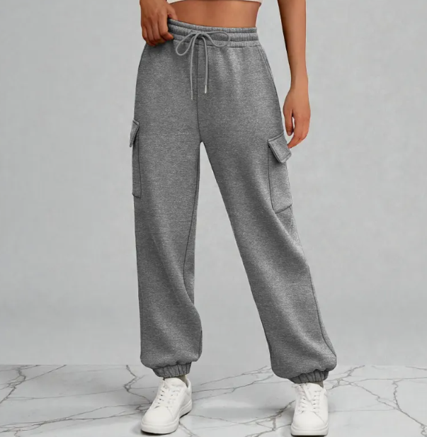 Women’s Fleece-Lined Cargo Joggers