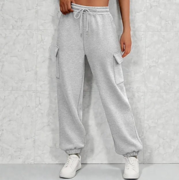 Women’s Fleece-Lined Cargo Joggers