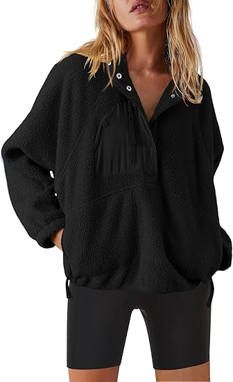 Women’s Fleece Button-Up Jacket