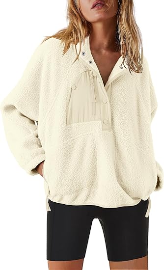 Women’s Fleece Button-Up Jacket