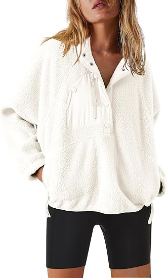 Women’s Fleece Button-Up Jacket