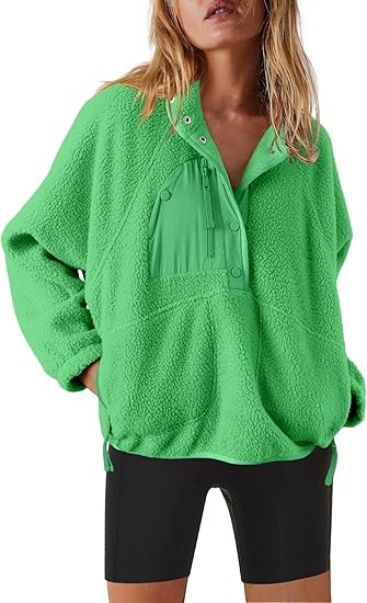 Women’s Fleece Button-Up Jacket