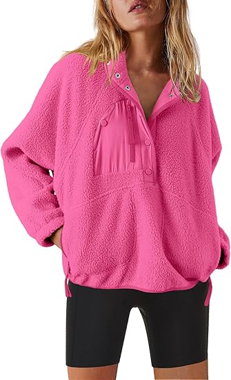 Women’s Fleece Button-Up Jacket