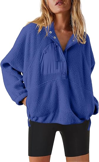 Women’s Fleece Button-Up Jacket