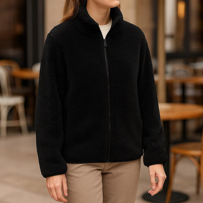 Women's Relaxed Full Zip Fleece Jacket