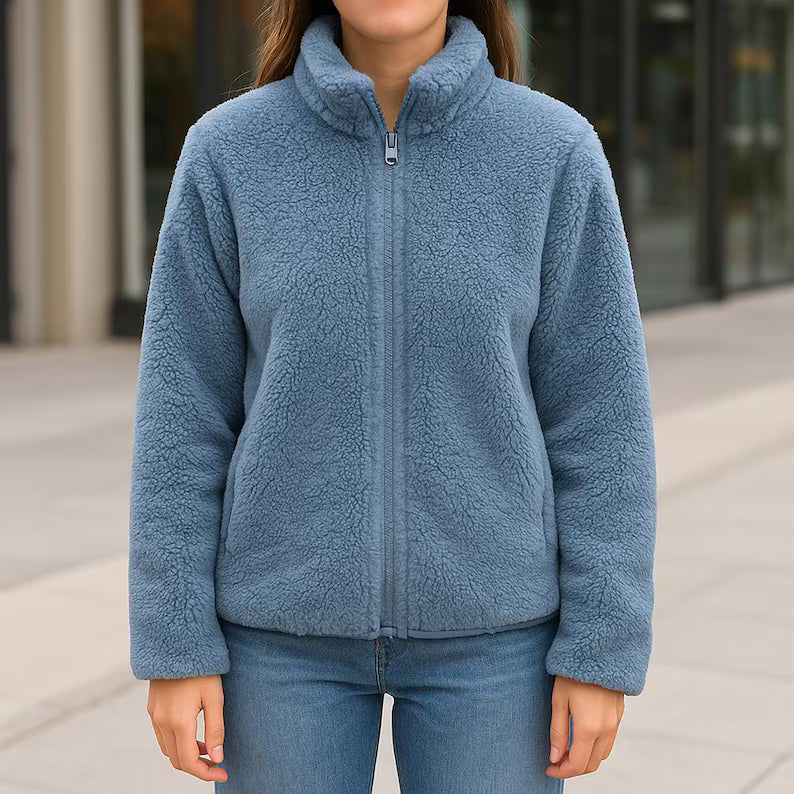 Women's Relaxed Full Zip Fleece Jacket