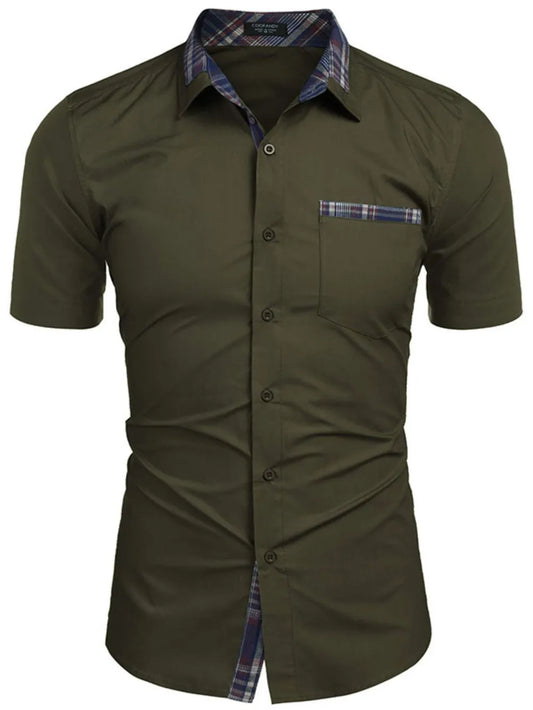 Button Up Short Sleeve Shirt