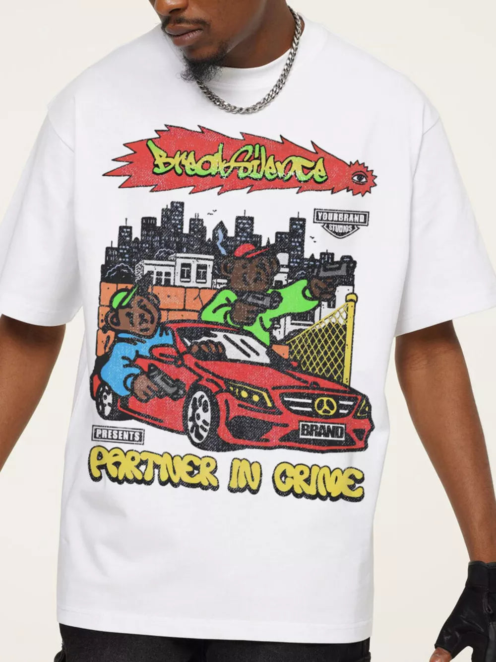 Men's Graphic Crew Neck T-Shirt