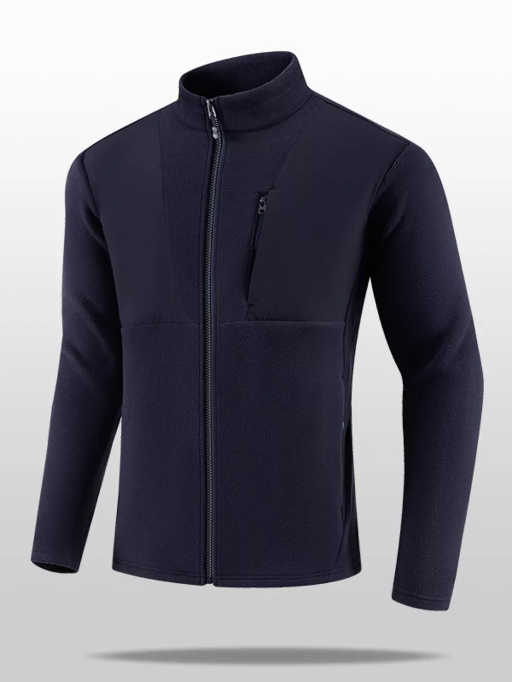 Men's Plus Size Full-Zip Fleece Jacket