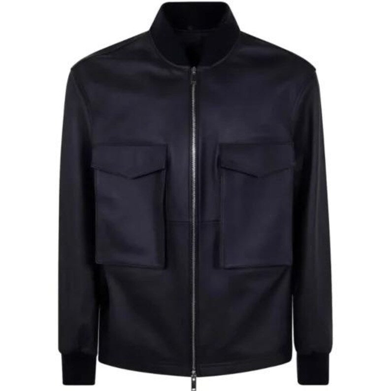 Men'S  Full Zip Casual Coat