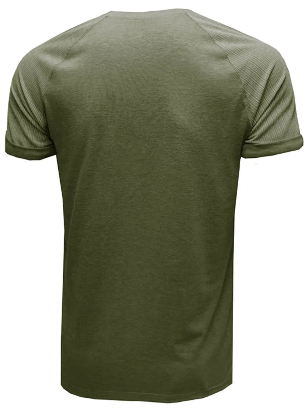 Short Sleeve Henley Button Top