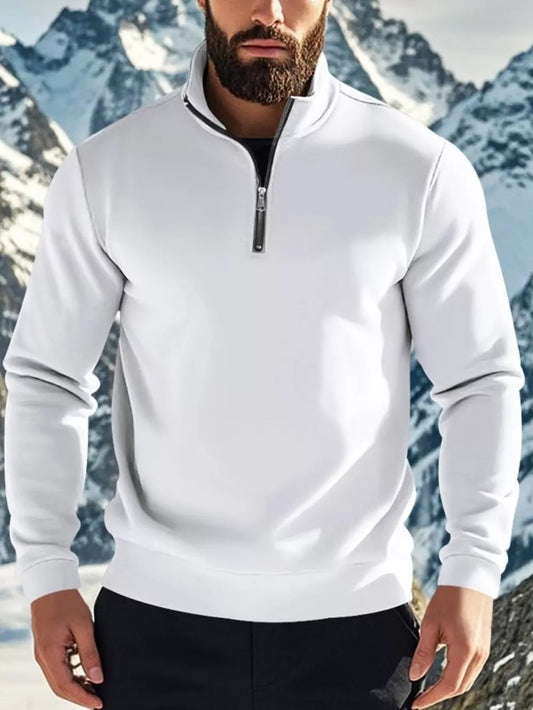 Quarter Zip Sweatshirt Size
