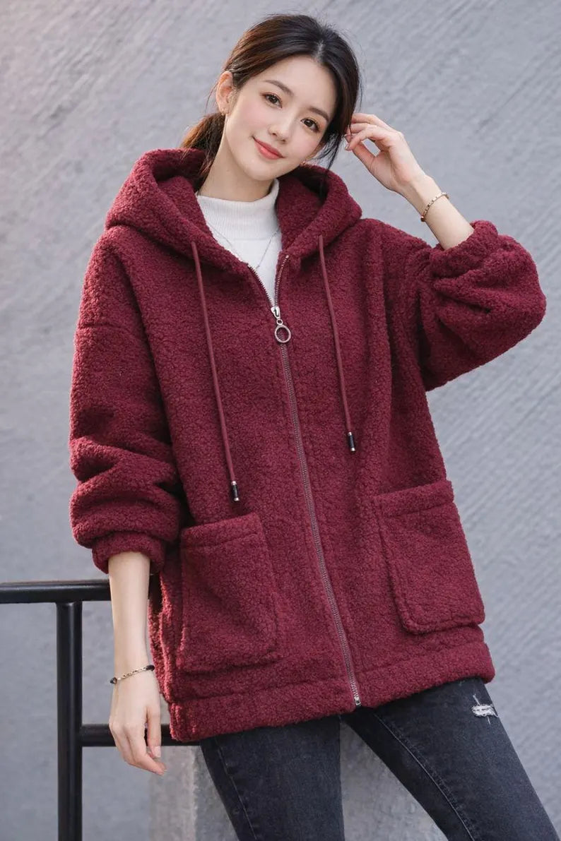 Women’s Thermal Winter Full Zip Hoodie