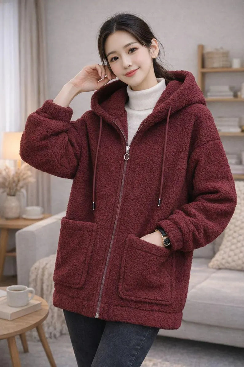 Women’s Thermal Winter Full Zip Hoodie