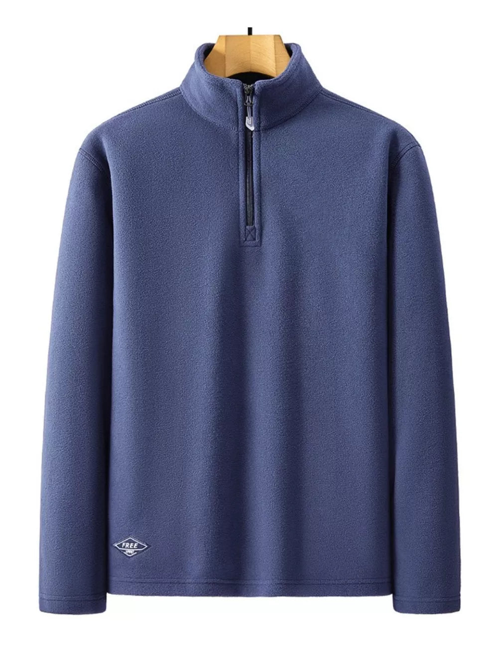 Men's Casual Quarter Zip Fleece Sweatshirt 14