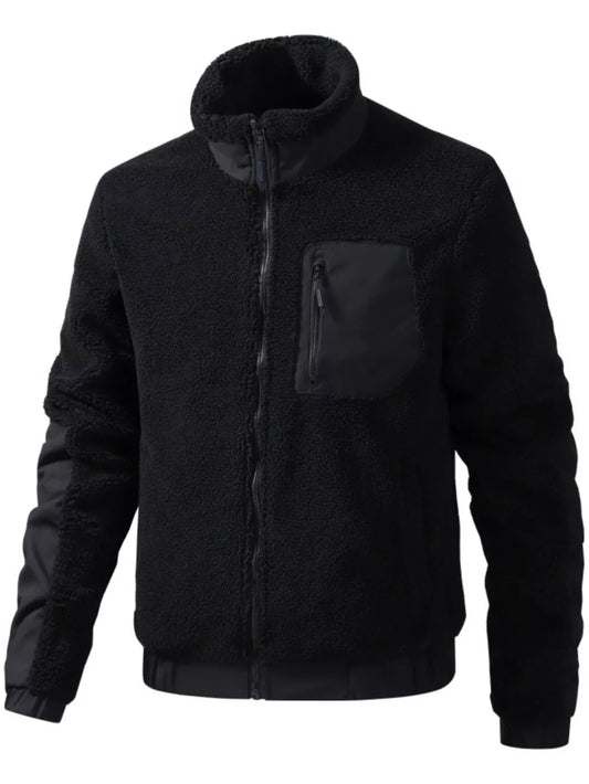 Men's Sherpa Fleece Zip-Up Jacket
