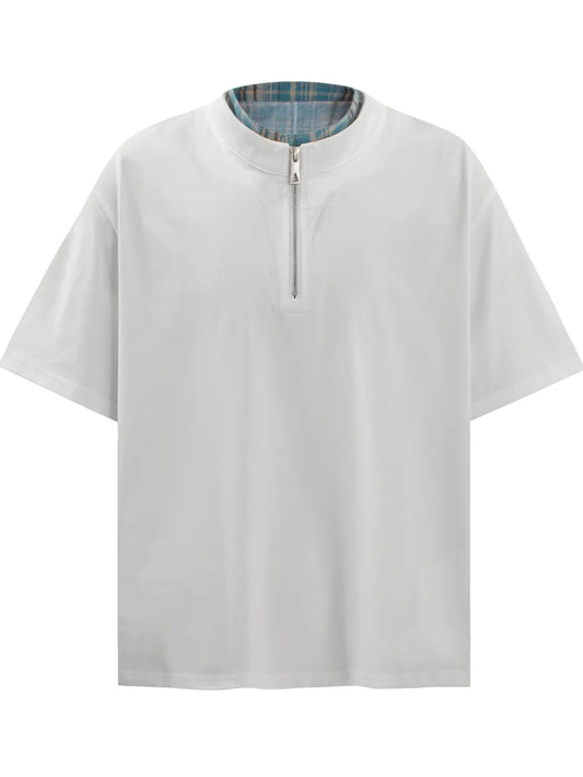 Quarter Zip Short Sleeve Top CoolMax