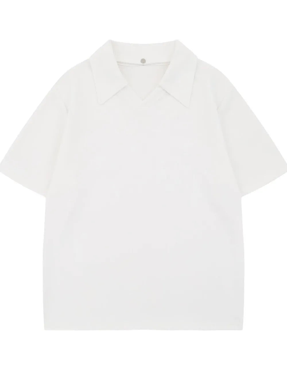 Detachable Collar Short Sleeve Top