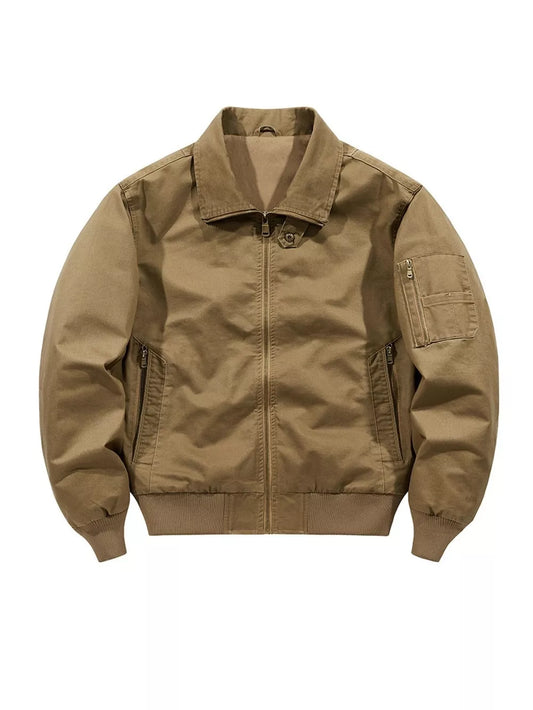 Men's Casual Lightweight Zip Up Jacket
