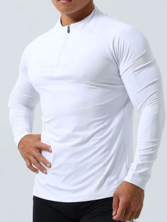 Quarter Zip Long Sleeve Top 9