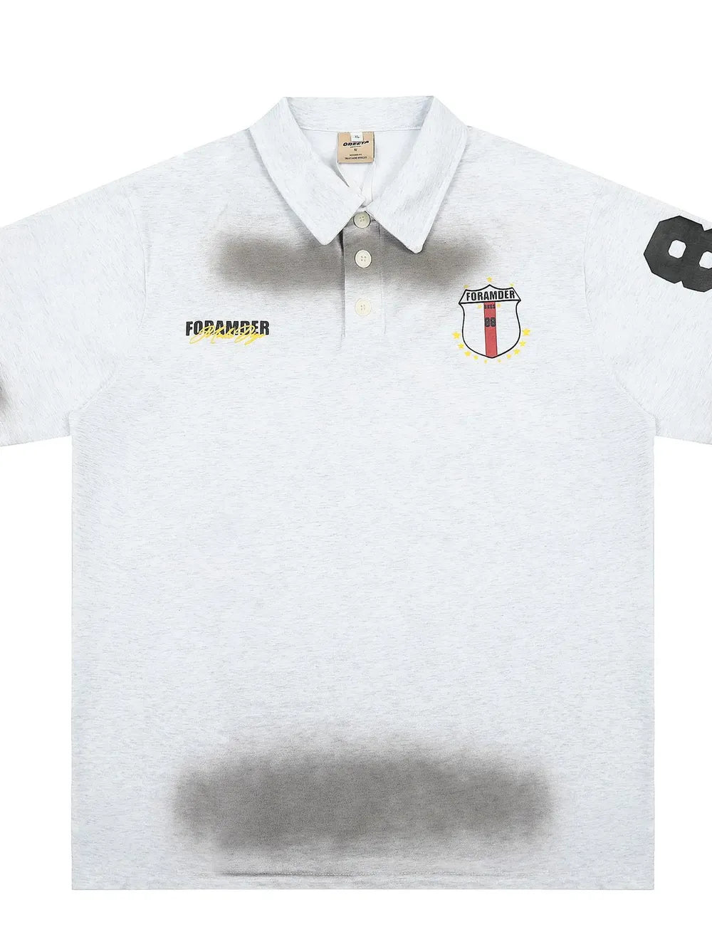 Men's Number Short Sleeve Polo